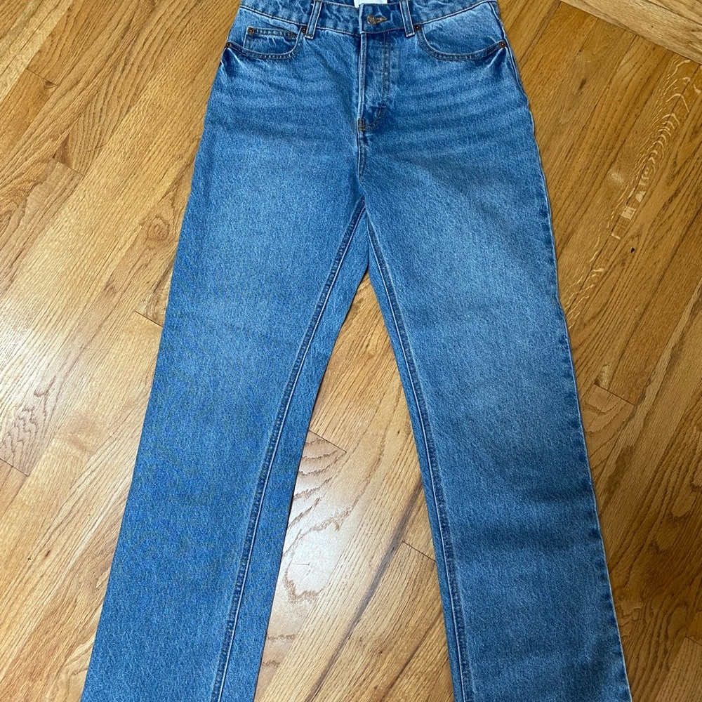 H&M Blue High Rise Jeans